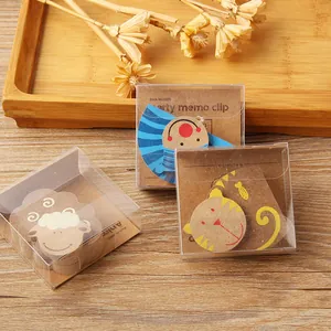 Cute creative animal shaped wooden memo clips for party desktop decoration and notes
