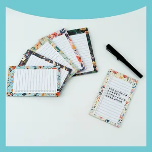 Blocco Note Magnetico Floreale Per Frigorifero Lista Spesa To-Do Checklist Fogli Strappabili Lista Spesa Magnetica Per Cucina Casa Ufficio
