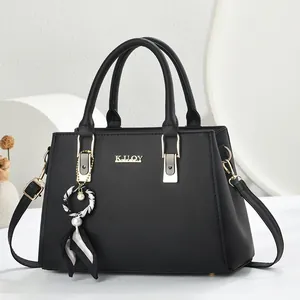 Dames Handtas Grote Capaciteit PU Leer Crossbody Tas Mode Tote Bag Met Sjaal Decoratie Elegante Schoudertas Voor Dagelijks Reizen