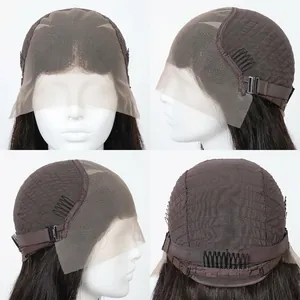 Vue détaillée de la construction du bonnet de perruque 13x6 et du filet interne réglable