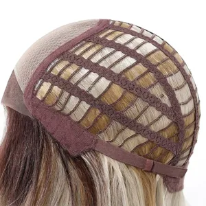 Detailed view of the breathable glueless MONO wig cap structure and inner mesh lining