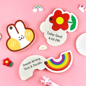 Cute cartoon shaped portable mini notebooks in rabbit and flower designs for students