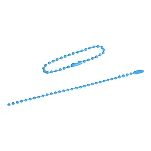 10cm sky blue candy colored ball bead chain for DIY crafts and keychain material