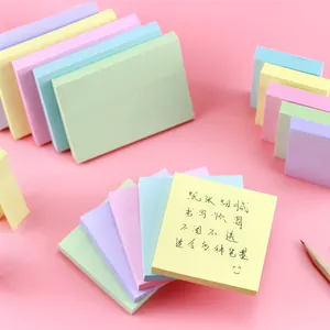 Morandi Sticky Notes Minimalist Colorful Memo Pads Self Adhesive Note Paper For Office School Students Daily Planning Marking
