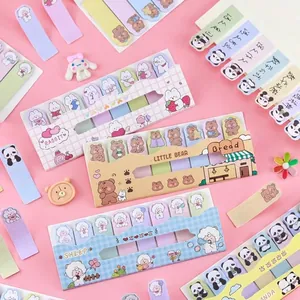 Lot de notes autocollantes mignonnes en forme d'animaux pour le bureau et l'école