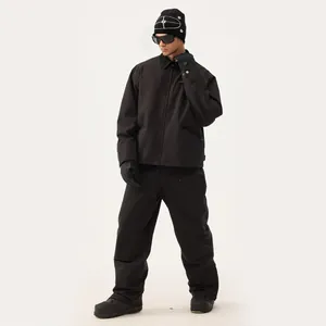 Set Tuta da Sci da Uomo American Workwear Vintage Impermeabile Antivento Giacca e Pantaloni Top And Bottom Attrezzatura Sportiva Invernale