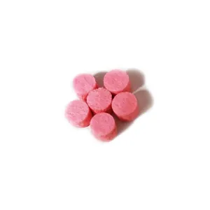 Lot de 6 tampons de recharge ronds roses pour diffuseur d'huiles essentielles bijoux
