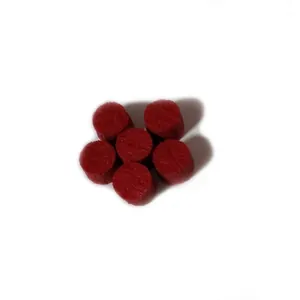 Lot de six tampons de rechange en fibre rouge pour pendentifs diffuseurs d'arômes