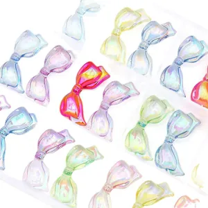 Kleurrijke iriserende acryl strikkralen voor DIY sieraden maken in diverse kleuren