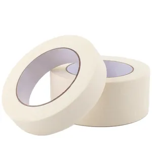 High-quality off-white masking tape for arts, DIY crafts, and clean removal without residue.