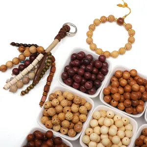 10mm natuurlijke houten kralen in diverse kleuren voor DIY armbanden en sieraden maken