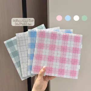 Large 21.5cm heat-resistant checkered Perler bead pegboards available in multiple colors