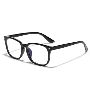 Retro Quadratischer Brillenrahmen Für Damen Nietenverzierung Akademischer Stil Brille Ohne Sehstärke Mode Klare Gläser Brille
