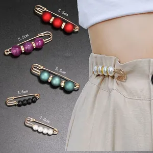 Detailaufnahme verschiedener Perlen-Taillenversteller in 5,5 cm und 3,8 cm für Damen