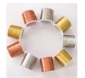 Multicolor copper wire spools for DIY jewelry making and beading crafting