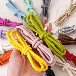 6mm kleurrijk kunstleren gevlochten koord voor doe-het-zelf kettingen en telefoonaccessoires.