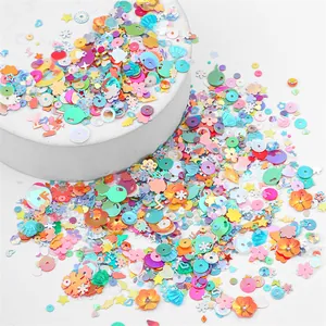 Multicolor Irregular Shapes Sequins Iridescent Laser Flakes For DIY Jewelry Making Clothing Decoration Accessories