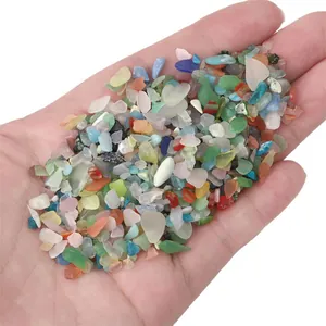 Handvoll bunter 3-5mm Edelsteinsplitter für handgefertigten DIY Schmuck und Bastelbedarf