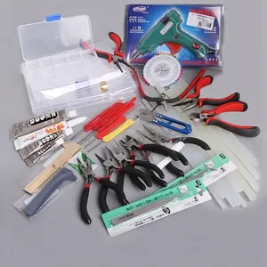 Professionelles DIY-Werkzeugset für die Schmuckherstellung mit Klebepistole und Zangen
