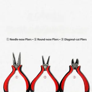 Professionelles 3-teiliges Zangen-Set für DIY-Schmuckherstellung und Bastelarbeiten