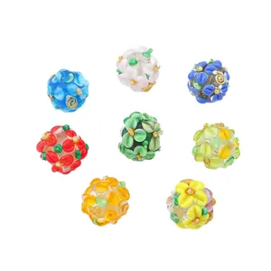 Handgemaakte meerlaagse bloem glaskralen voor DIY sieraden maken accessoires