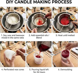 Οδηγός DIY 6 βημάτων για τη χρήση του καλουπιού σιλικόνης για κεριά με φτερά αγγέλου