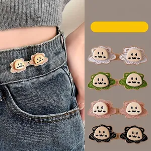 Boucle de taille réglable en forme de lion pour jeans en plusieurs couleurs et styles