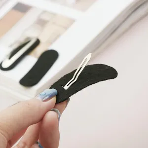 Schwarzes Vliesstoff-Haarspangenmaterial für DIY-Handgefertigte Haaraccessoires