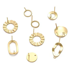 Assortiment 14K goudgevulde koperen oorbellen componenten voor DIY sieraden maken