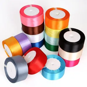 DIY Handmade Rose Flower Material Kit Satin Ribbon Roll For Gift Wrapping Wedding Party Decor Jewelry Accessories Ribbon
