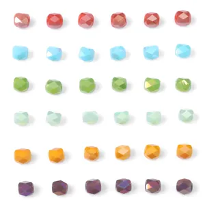Gefacetteerde glazen kristallen kralen in diverse kleuren voor DIY sieraden en armbanden