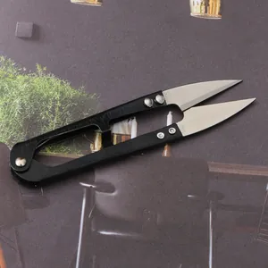 Professional mini U-shaped spring thread snips for DIY sewing and embroidery crafts