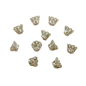 Calottes de perles fleurs argentées vintage pour la fabrication de bijoux DIY variés