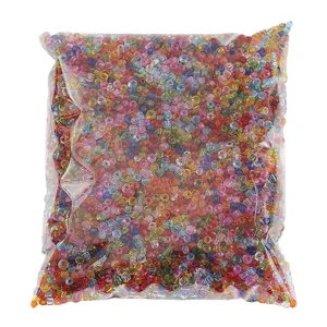 Bulk colorful transparent glass seed beads for DIY jewelry and accessory making