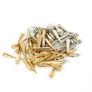 Metallische CCB Kunststoff Spike Anhänger Galvanisierte Spike Charms Für DIY Ohrring Schmuckherstellung Zubehör Bastelbedarf