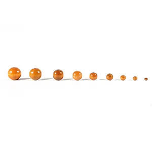 Natuurlijke ronde houten kralen in diverse maten voor DIY sieraden en tasaccessoires