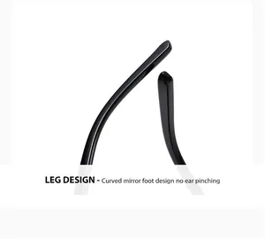 Détail des branches de lunettes de soleil courbées pour un ajustement très confortable