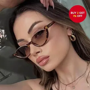 Lunettes de soleil vintage œil-de-chat avec monture écaille et protection UV pour femmes