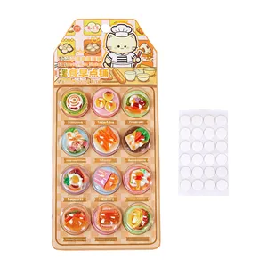 3D sparkly cute shaker resin patches set for children DIY scrapbooking and crafts