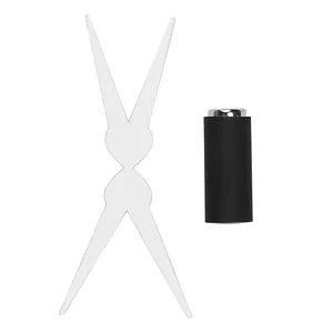 Professional nail art cat eye magnet tool set with X-shaped plate and cylinder