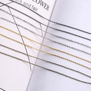 Μεταλλική Αλυσίδα Κοσμημάτων Σιδήρου DIY Για Κολιέ Βραχιόλι Επέκταση Φούντα Σκουλαρίκια Κατασκευή Επιμεταλλωμένων Αξεσουάρ Αλυσίδας O