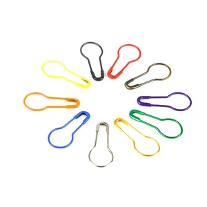 Alfileres de seguridad de calabaza coloridos para marcadores de punto y manualidades