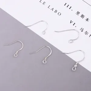 Lot de crochets d'oreilles en argent 925 pour la création de bijoux DIY à la main