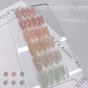 Limitpretty Kristallen Kattenoog Nagelgellak Exquise Steen Magnetisch Soak Off UV LED Gel Ijs Transparant Glitter Nagellak