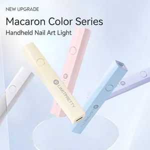 Tragbare Handgeführte UV-LED-Nagellampe Mini-Nageltrockner Für Gel-Aushärtung Timer USB Wiederaufladbar Macaron Farbe Maniküre Werkzeug