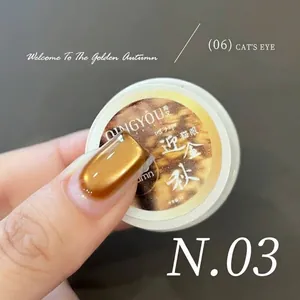 Vernis Gel Œil de Chat Maillard pour Femmes Automne Hiver Brun Café Métallique Soie Magnétique Étincelant Colle à Ongles pour Décoration de Manucure Professionnelle