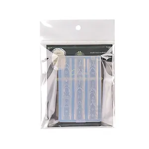 Professionelle transparente Silikonform für 3D-Perlenketten und Stern-Nageldekorationen