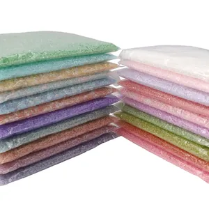 Petites perles de rocaille en verre de 2x4mm colorées pour création de bijoux DIY