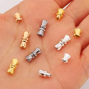 High-quality metal screw clasps in multiple colors for DIY jewelry and necklace making