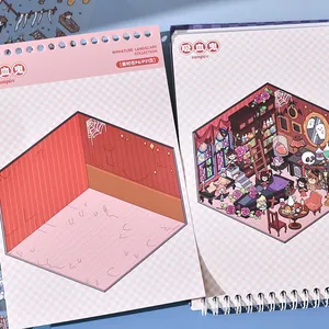 Miniatur-3D-Stickerbuch mit Vampir-Thema für kreative DIY-Scrapbooking-Hobbys und Spaß